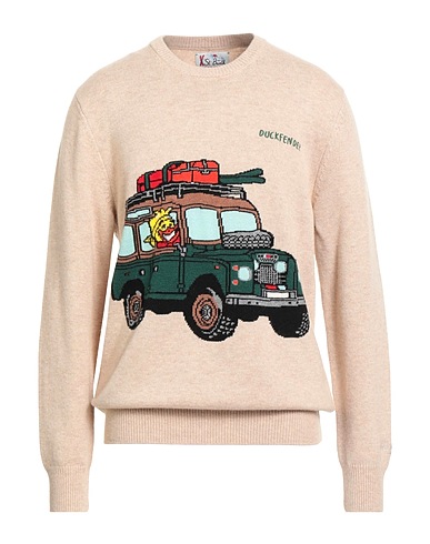 MC2 SAINT BARTH Jumper APRÈS-SKI COLLECTION CRYPTO PUPPETS Beige 40% Wool, 25% Viscose, 25% Polyamide, 10% Cashmere