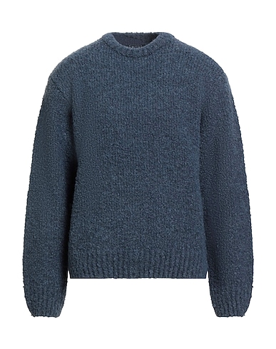 EDWIN Jumper Slate blue 56% Acrylic, 24% Wool, 20% Polyester