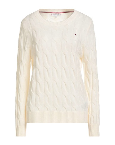 TOMMY HILFIGER Sweater Ivory 100% Wool