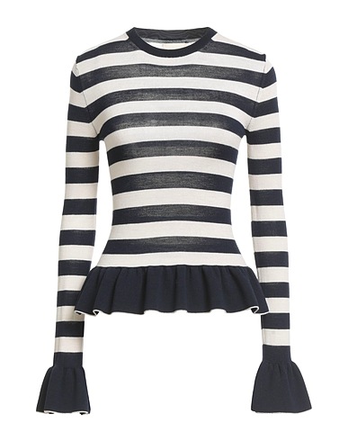 KHAITE プルオーバー ネイビー ウール 77% / ポリウレタン 23%