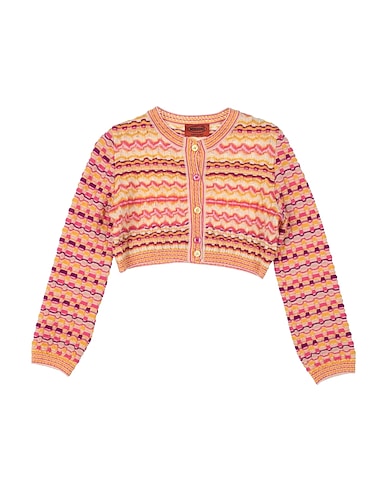 MISSONI KIDS Cardigan Yellow 90% Wool, 10% Nylon