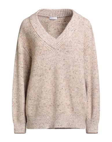 BRUNELLO CUCINELLI Sweater 53% Wool, 29% Polyamide, 13% Mohair wool, 5% Linen, Ecobrass