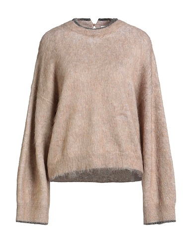 BRUNELLO CUCINELLI Pullover Khaki 28% Mohairwolle, 26% Schurwolle, 20% Polyamid, 13% Kaschmir, 13% Andere Fasern