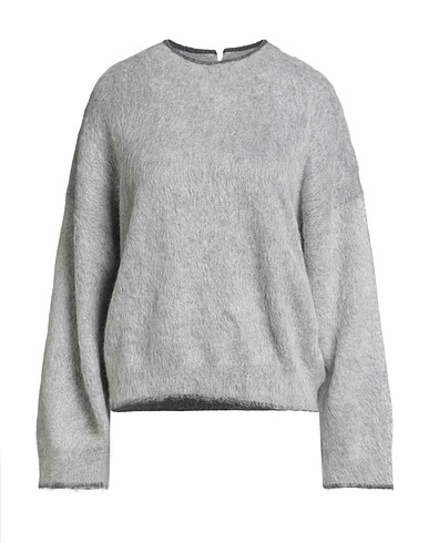 BRUNELLO CUCINELLI Jumper Grey 28% Mohair wool, 26% Virgin Wool, 20% Polyamide, 13% Cashmere, 13% Other Fibres