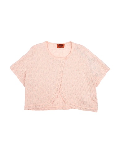 MISSONI KIDS Cardigan Light pink 60% Cotton, 36% Rayon, 4% Polyester, Wool