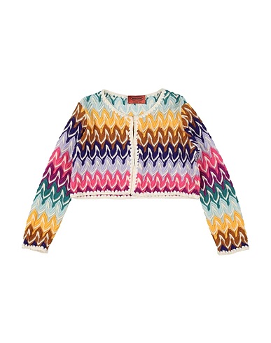 MISSONI KIDS Cardigan Lilac 52% Rayon, 43% Wool, 5% Nylon