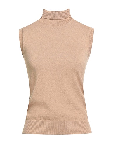 SPORTMAX Sleeveless sweater Sand 100% Virgin Wool