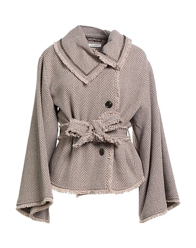 BY MALENE BIRGER Coat Beige 70% Wool, 30% Polyester