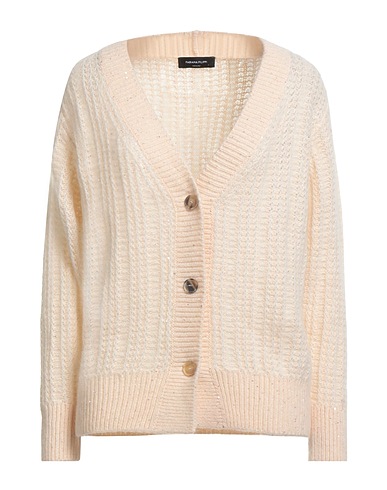 FABIANA FILIPPI Cardigan Beige 30% Lana Vergine, 26% Fibre sintetiche, 20% Lana di alpaca, 14% Lana mohair, 10% Cachemire