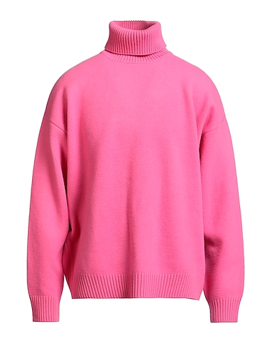 GUCCI Polo neck Pink 98% Wool, 1% Elastane, 1% Polyamide