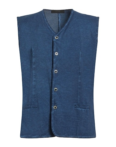 VNECK Suit vest Navy 95% Cotton, 5% Elastane