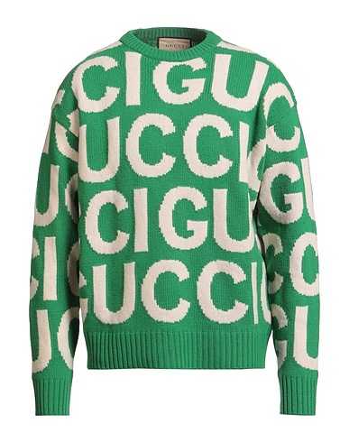 GUCCI Jumper Green 100% Wool