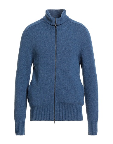 TAGLIATORE Cardigan Navy blue 80% Wool, 20% Polyamide