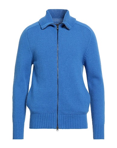 TAGLIATORE Cardigan Bright blue 80% Wool, 20% Polyamide
