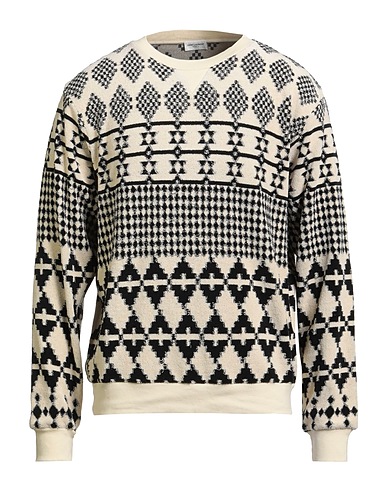 SAINT LAURENT Jumper Cream 43% Polyester, 42% Cotton, 15% Polyamide