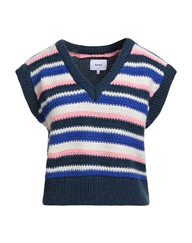 NÜMPH Jumper Navy blue 37% Acrylic, 23% Cotton, 20% Wool, 20% Polyamide