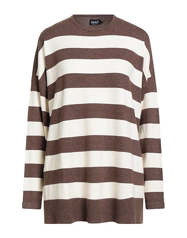 ONLY Sweater OUR STORY Brown 50% Viscose, 27% Nylon, 23% Polyester