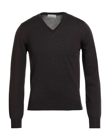 RICHARD OWE'N Pullover Testa di moro 100% Lana Vergine