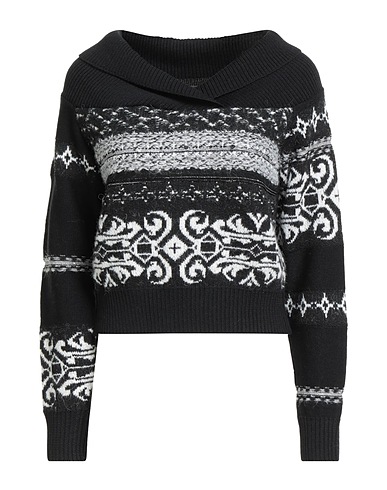 AKEP Sweater Black 35% Acrylic, 28% Synthetic fibers, 28% Merino Wool, 7% Alpaca wool, 2% Metallic fiber