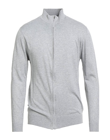 ALPHA STUDIO Cardigan Light grey 70% Viscose, 30% Polyamide