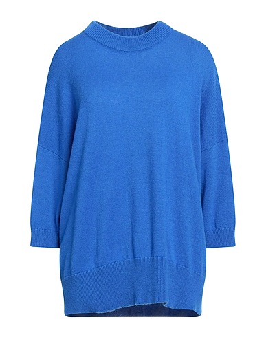 MASSIMO ALBA Cashmere jumper Bright blue 100% Cashmere