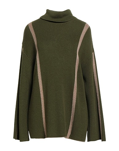 AKEP Turtleneck Military green 50% Merino Wool, 50% Acrylic