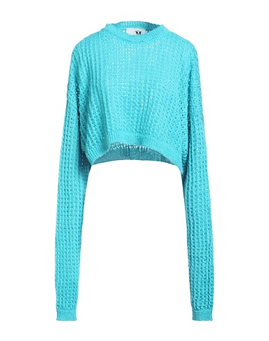 THE M.. Jumper Turquoise 40% Merino Wool, 30% Acrylic, 30% Polyamide
