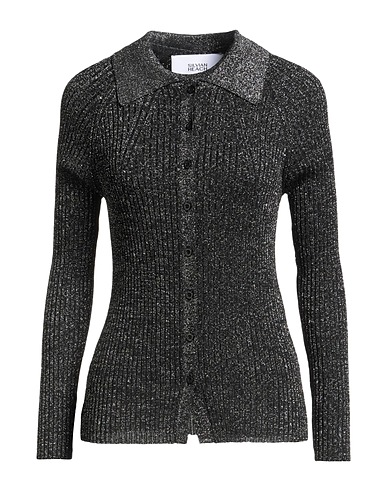 SILVIAN HEACH Twin set Black 65% Viscose, 35% Nylon