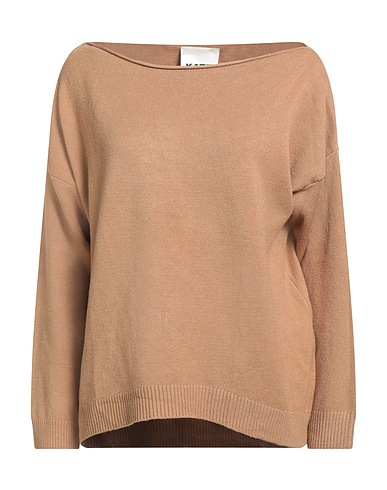 KATE BY LALTRAMODA Sweater CAMMELLO 50% Viscose, 27% Polyester, 23% Polyamide