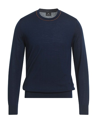 PS PAUL SMITH Sweater Midnight blue 100% Merino Wool