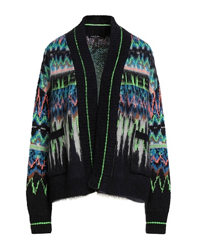 MARC CAIN Cardigan Navy 38% Alpaca wool, 26% Polyamide, 20% Polyester, 13% Wool, 3% Viscose