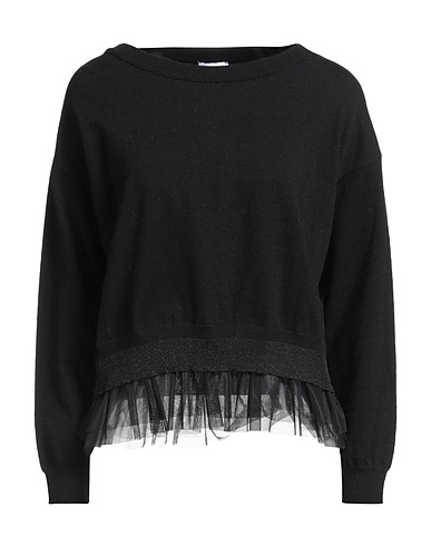 LUCKYLU  Milano Jersey Negro 55% Viscosa, 25% Poliéster, 20% Poliamida