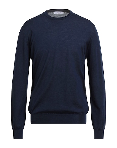 BOGLIOLI Sweater Navy 100% Virgin Wool