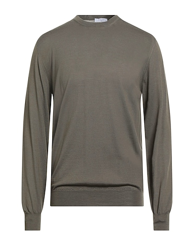 BOGLIOLI Jumper Military green 100% Virgin Wool