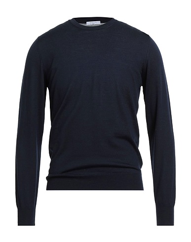 BOGLIOLI Pullover Blu notte 100% Lana Vergine
