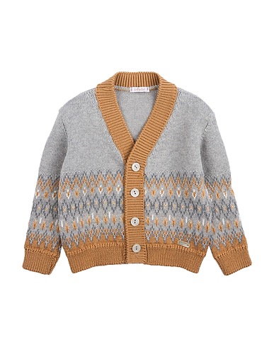 LE BEBÉ Cardigan Light grey 100% Cotton