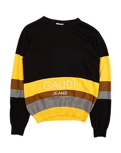 GAUDÌ Pullover Schwarz 100% Baumwolle
