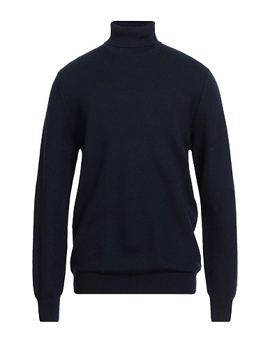 CASHMERE COMPANY Turtleneck Midnight blue 50% Cashmere, 50% Wool