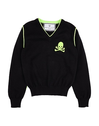 PHILIPP PLEIN Pullover JUNIOR Nero 100% Cotone