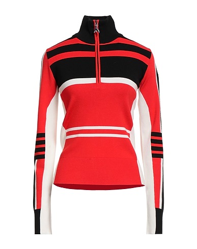PATRIZIA PEPE Polo neck Red 72% Viscose, 28% Polyester