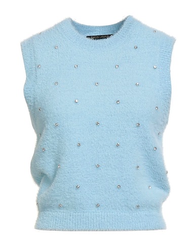 GAUDÌ Jumper JEANS Sky blue 63% Polyamide, 37% Acrylic