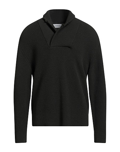 LANEUS Sweater Military green 100% Virgin Wool