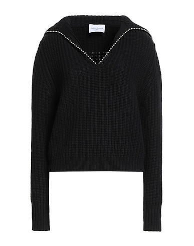 ISABELLE BLANCHE Paris Sweater Black 60% Wool, 30% Polyamide, 10% Acrylic