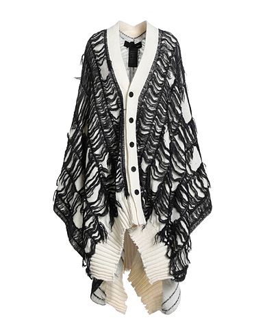 ISABEL BENENATO Cape Elfenbein 50% Baby alpakawolle, 26% Polyamid, 23% Mohairwolle, 1% Wolle