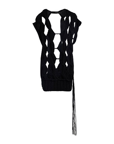 ISABEL BENENATO Jumper Black 68% Alpaca wool, 22% Polyamide, 10% Wool