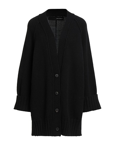 ISABEL BENENATO Strickjacke Schwarz 50% Kaschmir, 50% Wolle