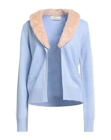 BLUMARINE Cardigan Sky blue 70% Wool, 30% Cashmere