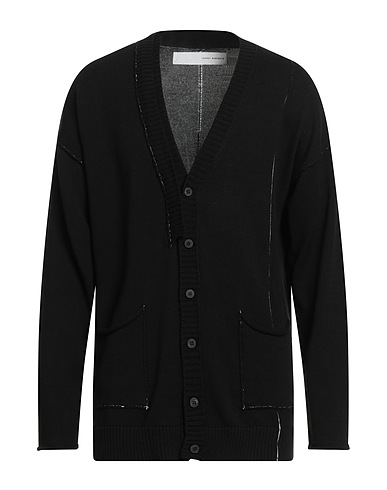 ISABEL BENENATO Strickjacke Schwarz 100% Baumwolle