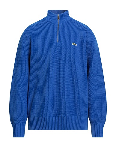 LACOSTE Jumper Bright blue 100% Wool