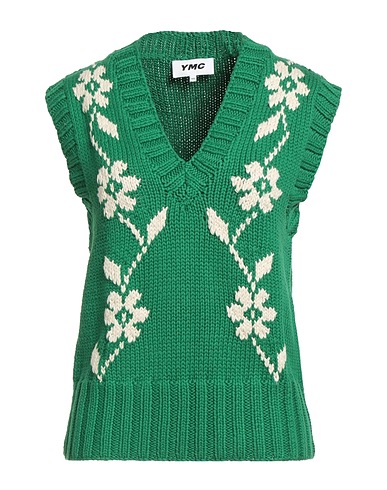 YMC YOU MUST CREATE Pullover Grün 100% Baumwolle